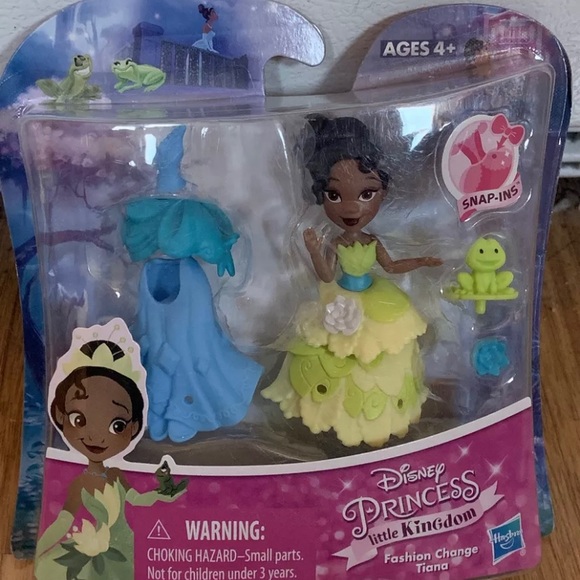 Hasbro Other - Disney Princess Little Kingdom Fashion Change Tiana Snap-In Doll NEW